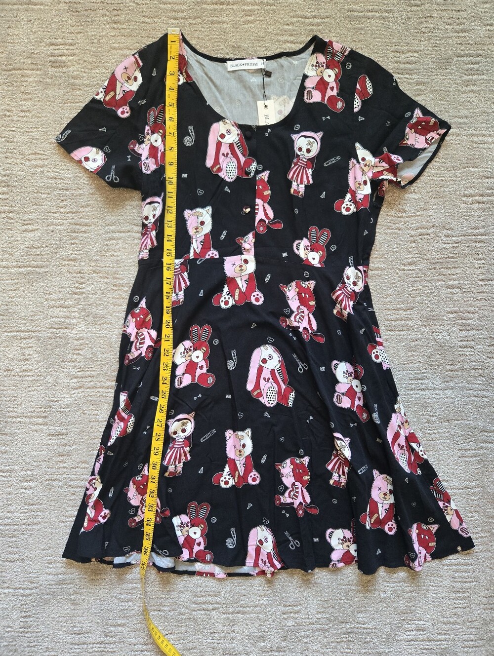NWT Black Friday Sew Much Fun Dress Size AU 14 *READ DESCRIPTION* - Picture 9 of 14
